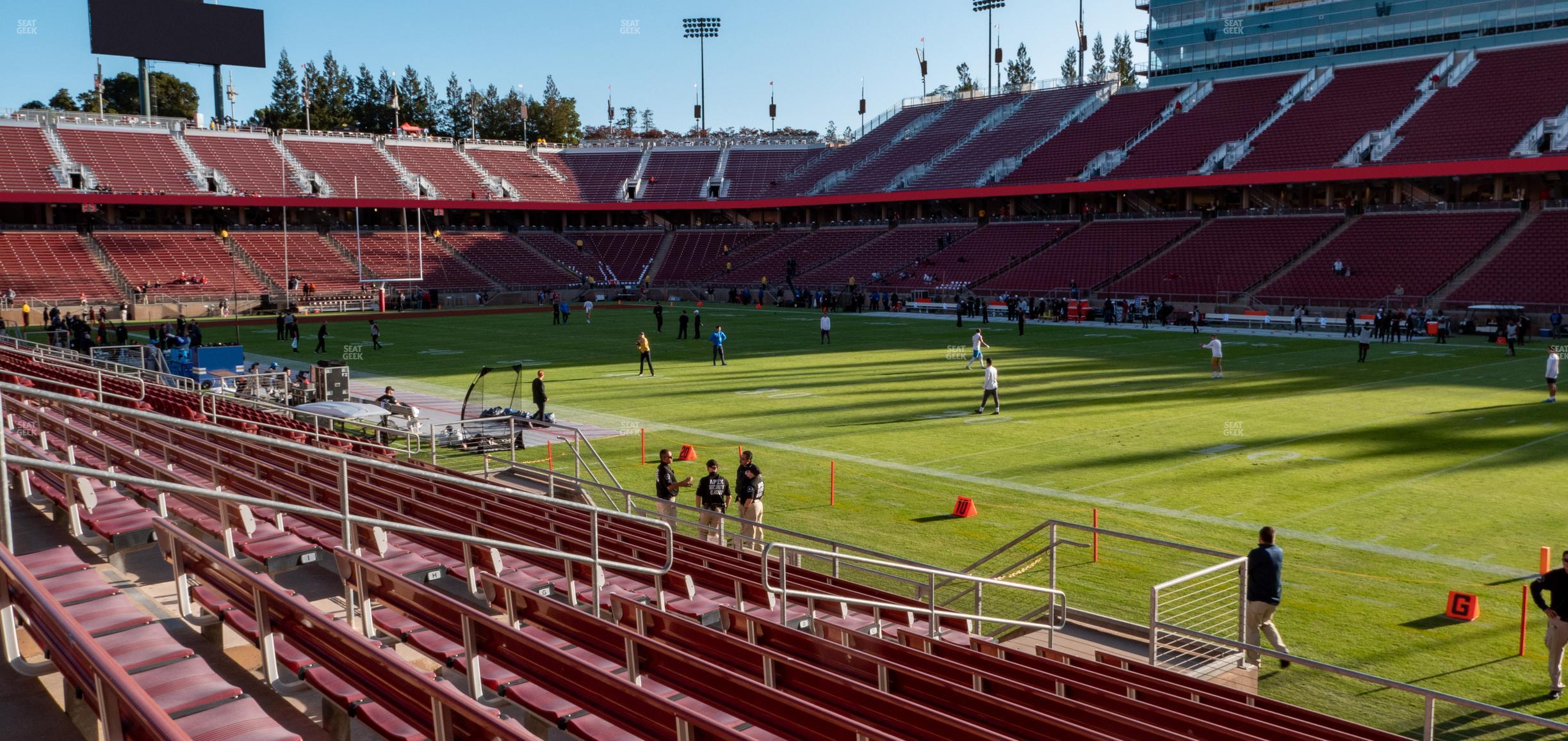 Seating view for Stanford Stadium Section 129