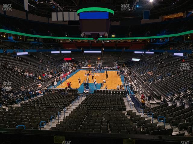 Seating view for Paycom Center Section Lower Terrace 215