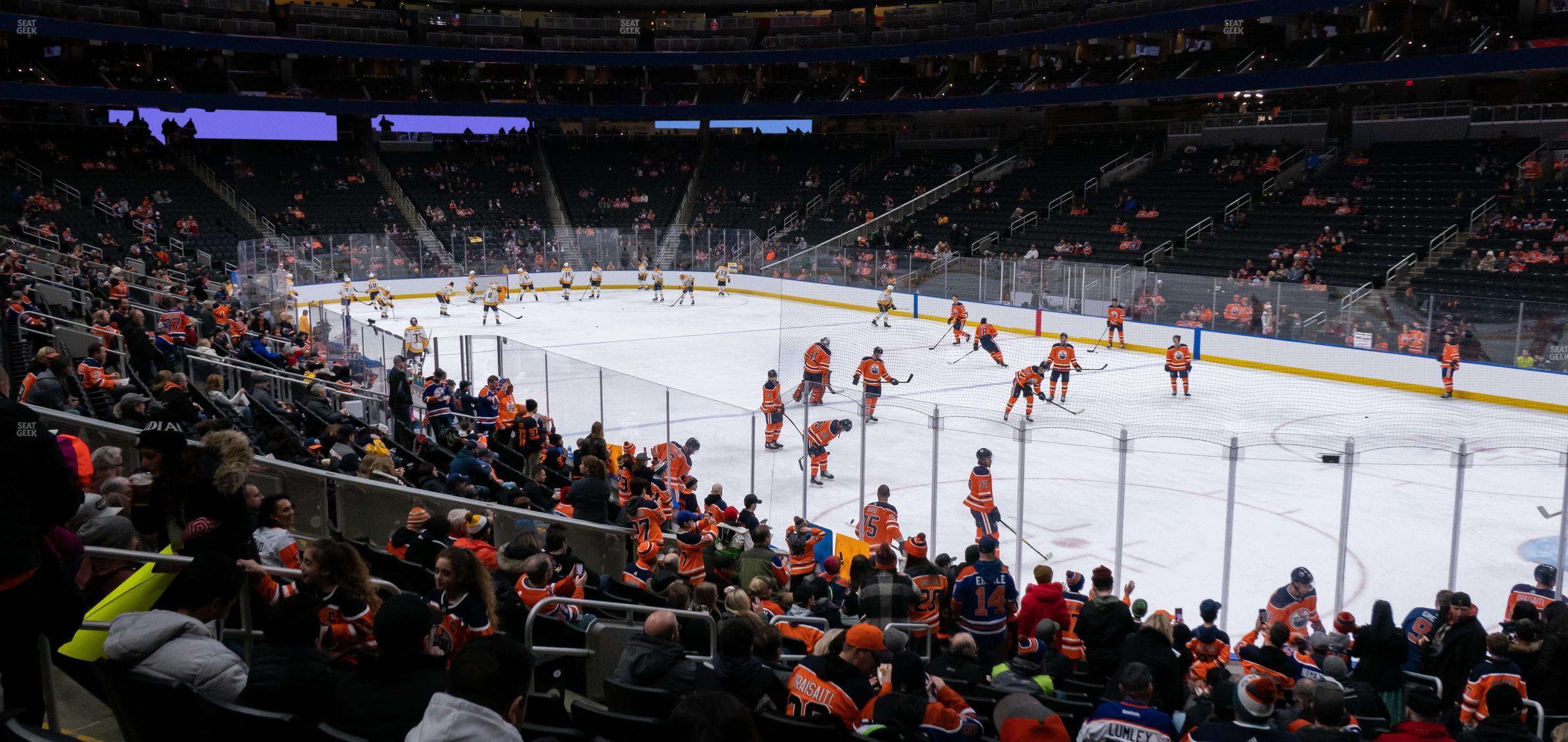 Seating view for Rogers Place Section 132