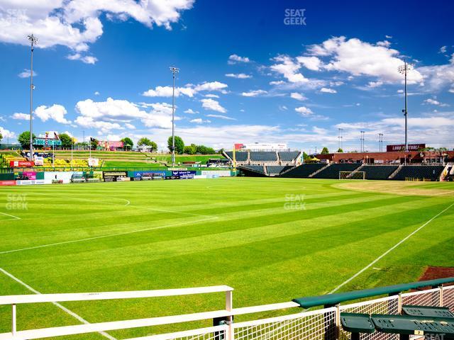 Seating view for Rio Grande Credit Union Field at Isotopes Park Section 125