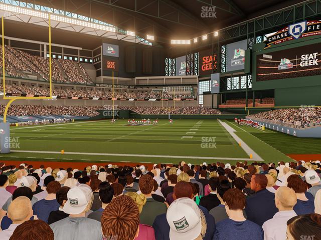 Seating view for Chase Field Section 114