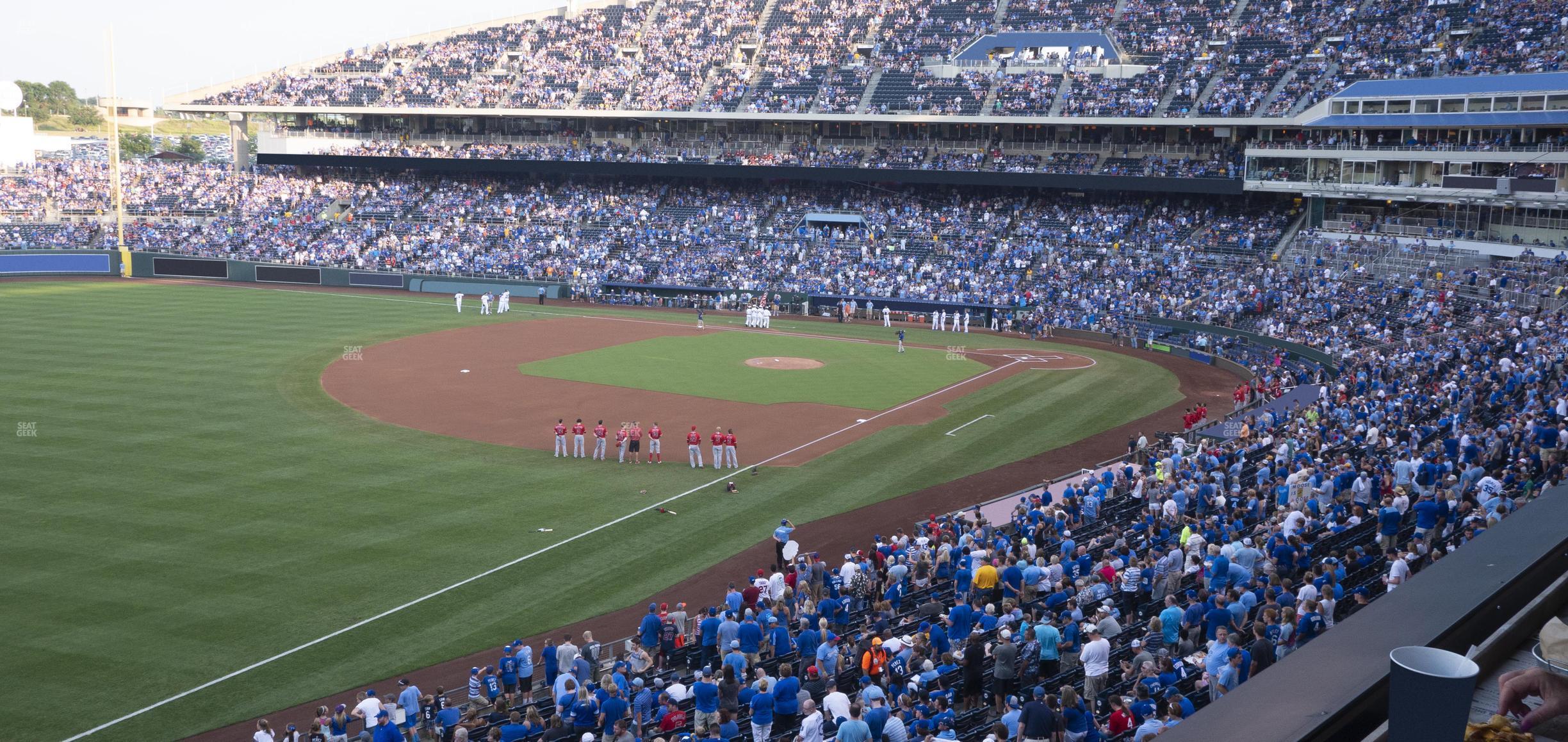 Seating view for Kauffman Stadium Section Craft And Draft