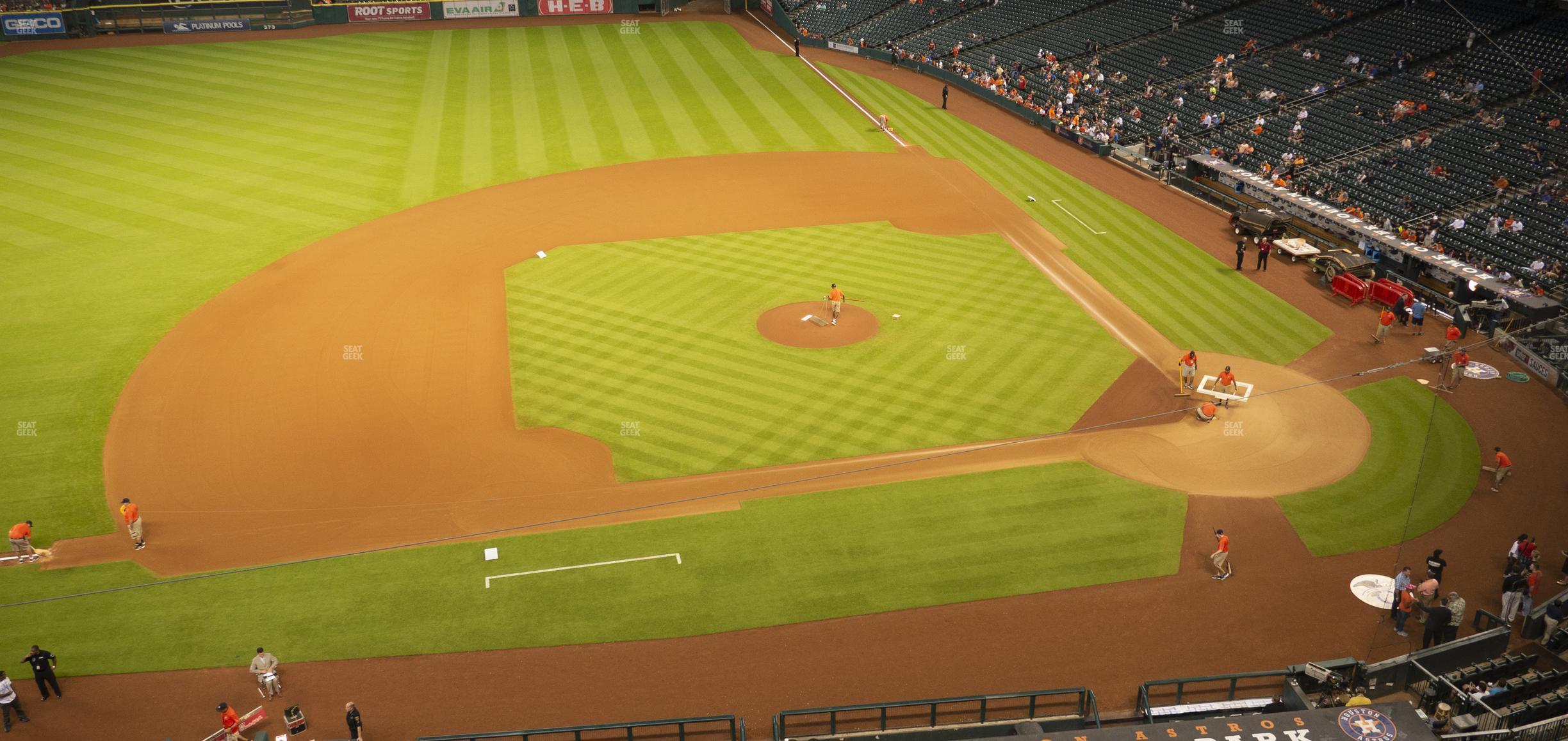 Seating view for Minute Maid Park Section 313