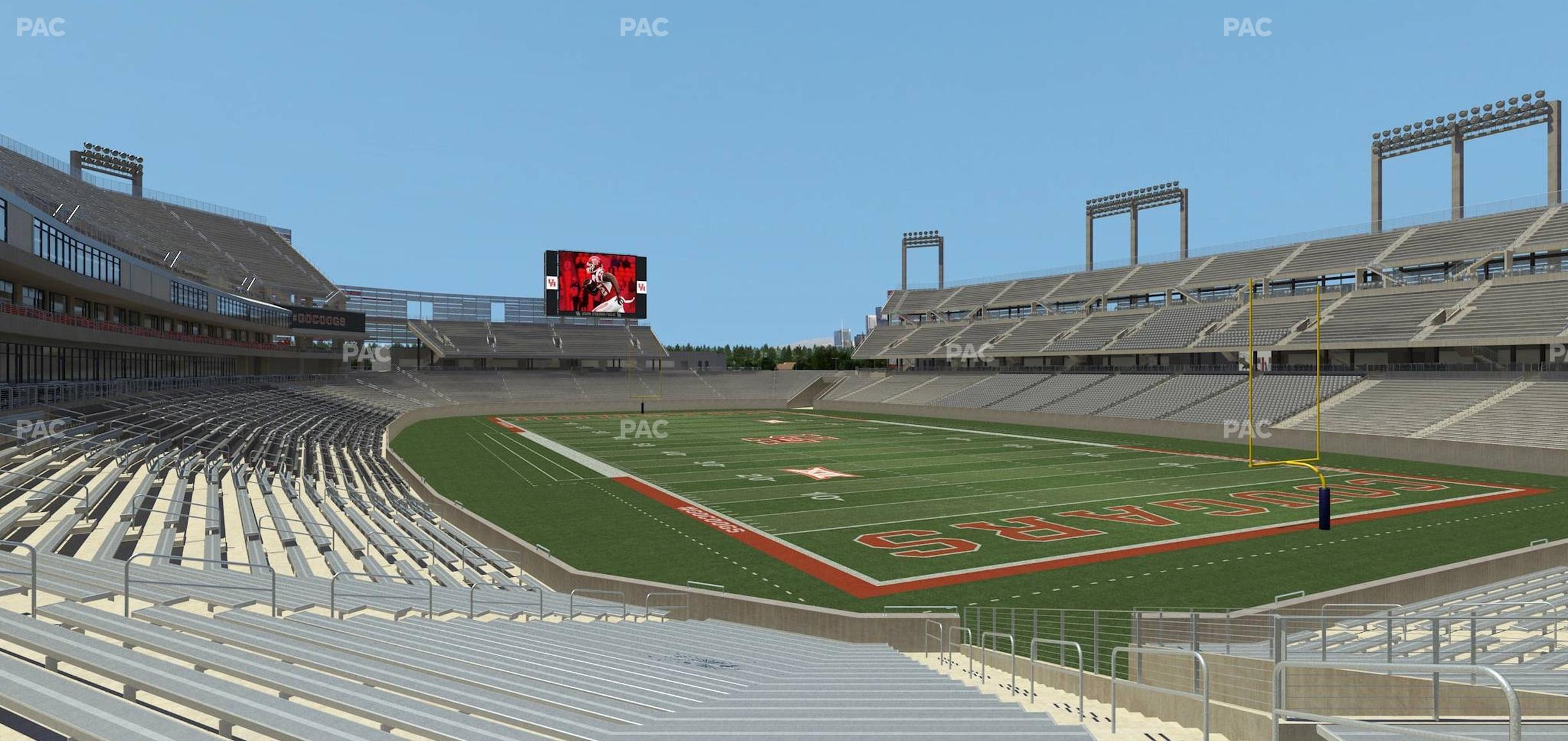 Seating view for TDECU Stadium Section 101