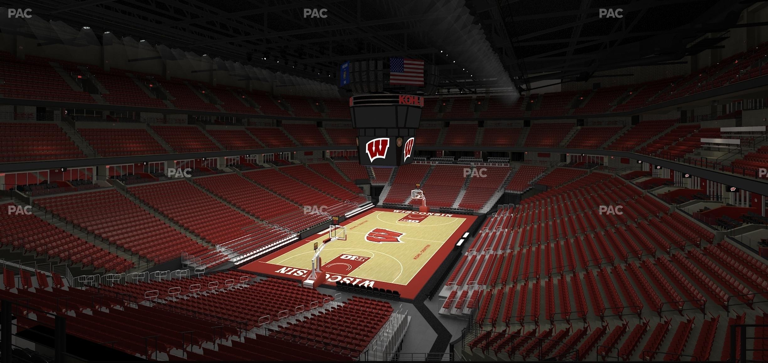 Seating view for Kohl Center Section 213