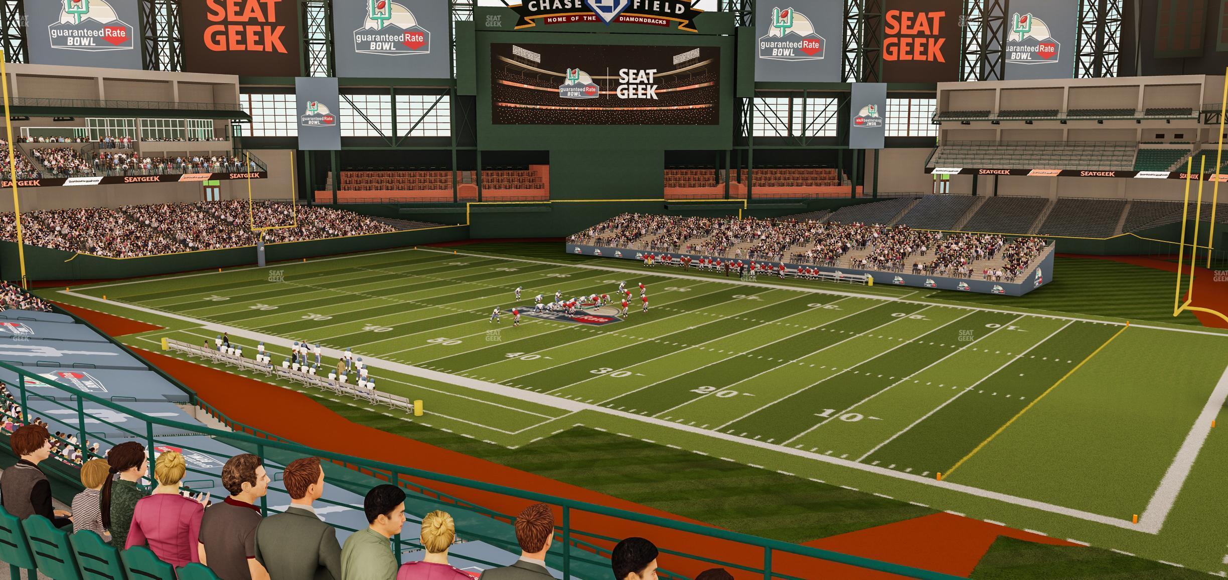 Seating view for Chase Field Section Suite 42