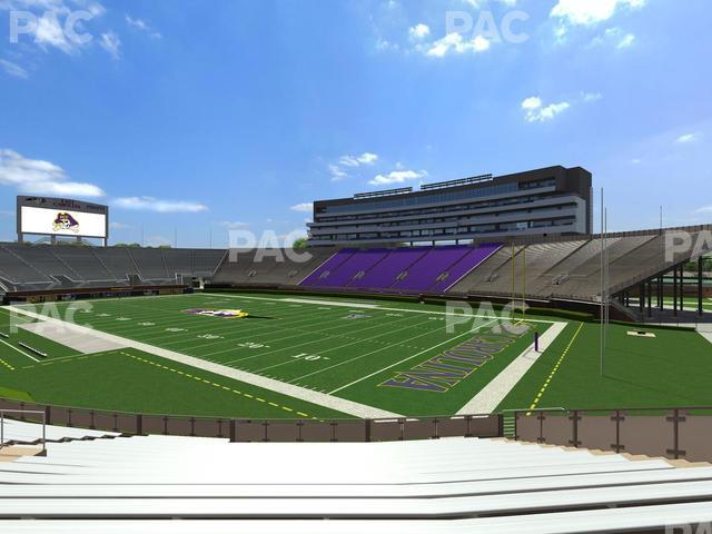 Seating view for Dowdy-Ficklen Stadium Section 12