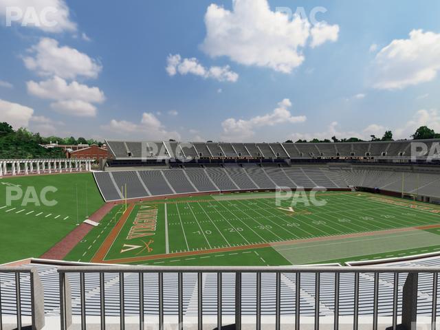 Seating view for Scott Stadium Section 537