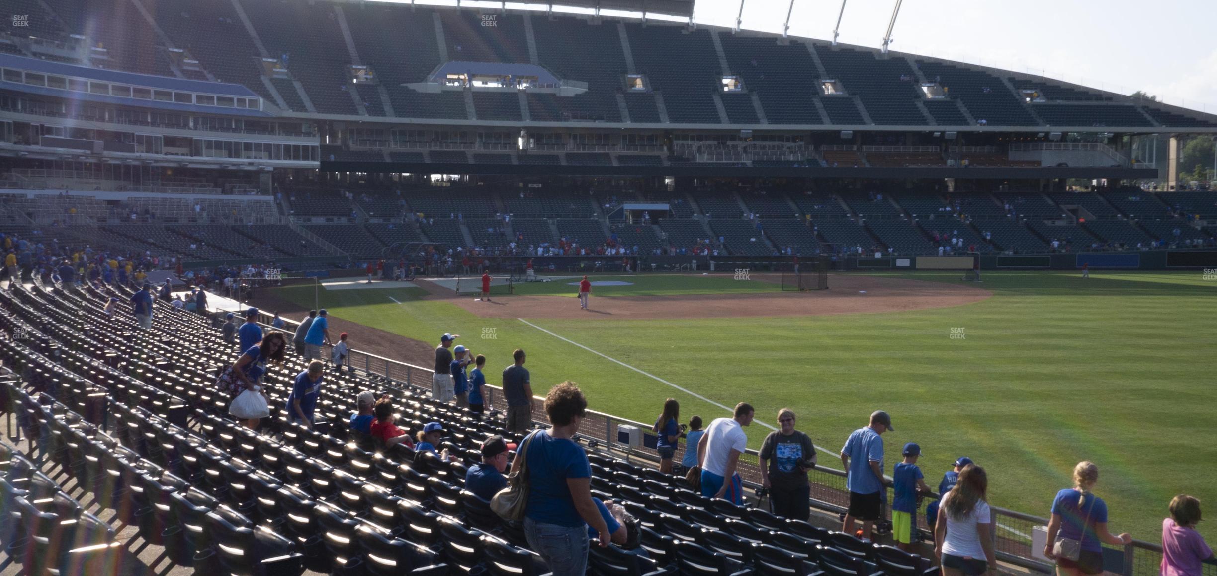 Seating view for Kauffman Stadium Section 145