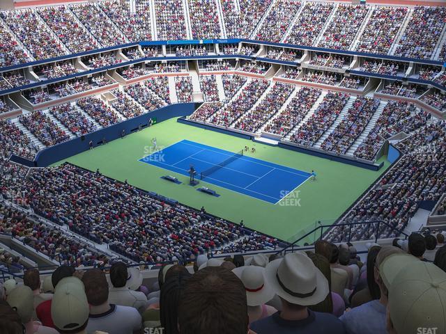 Seating view for Arthur Ashe Stadium Section 335