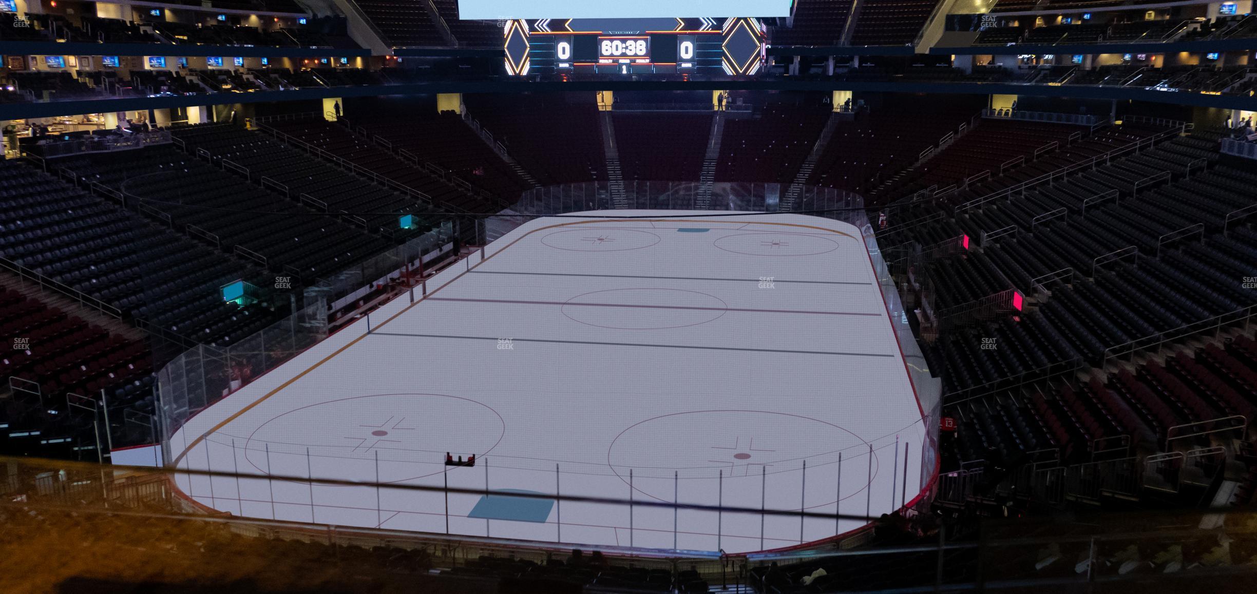 Seating view for Prudential Center Section Restaurant Ledge 3