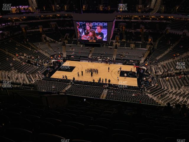 Seating view for Frost Bank Center Section 223