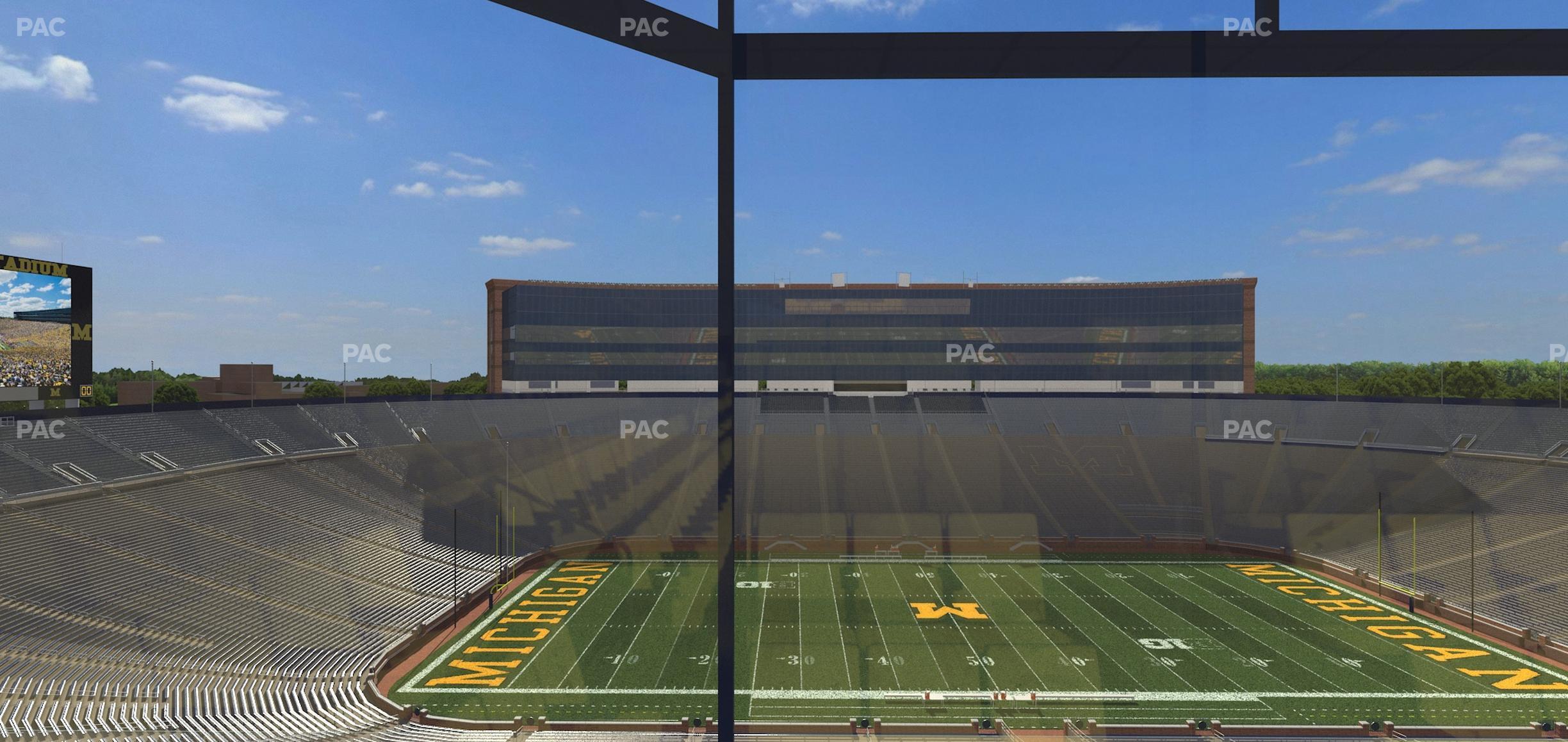 Seating view for Michigan Stadium Section 408