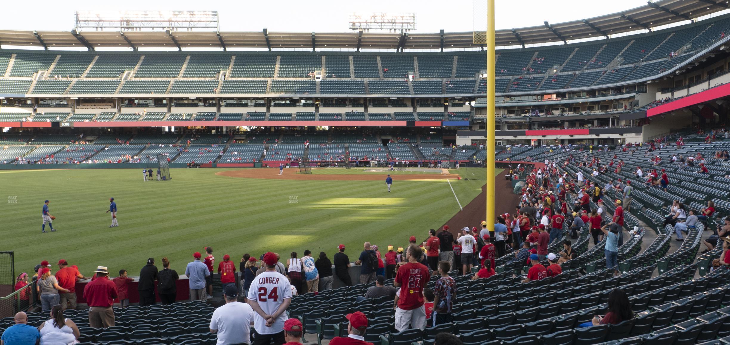 Seating view for Angel Stadium of Anaheim Section 102