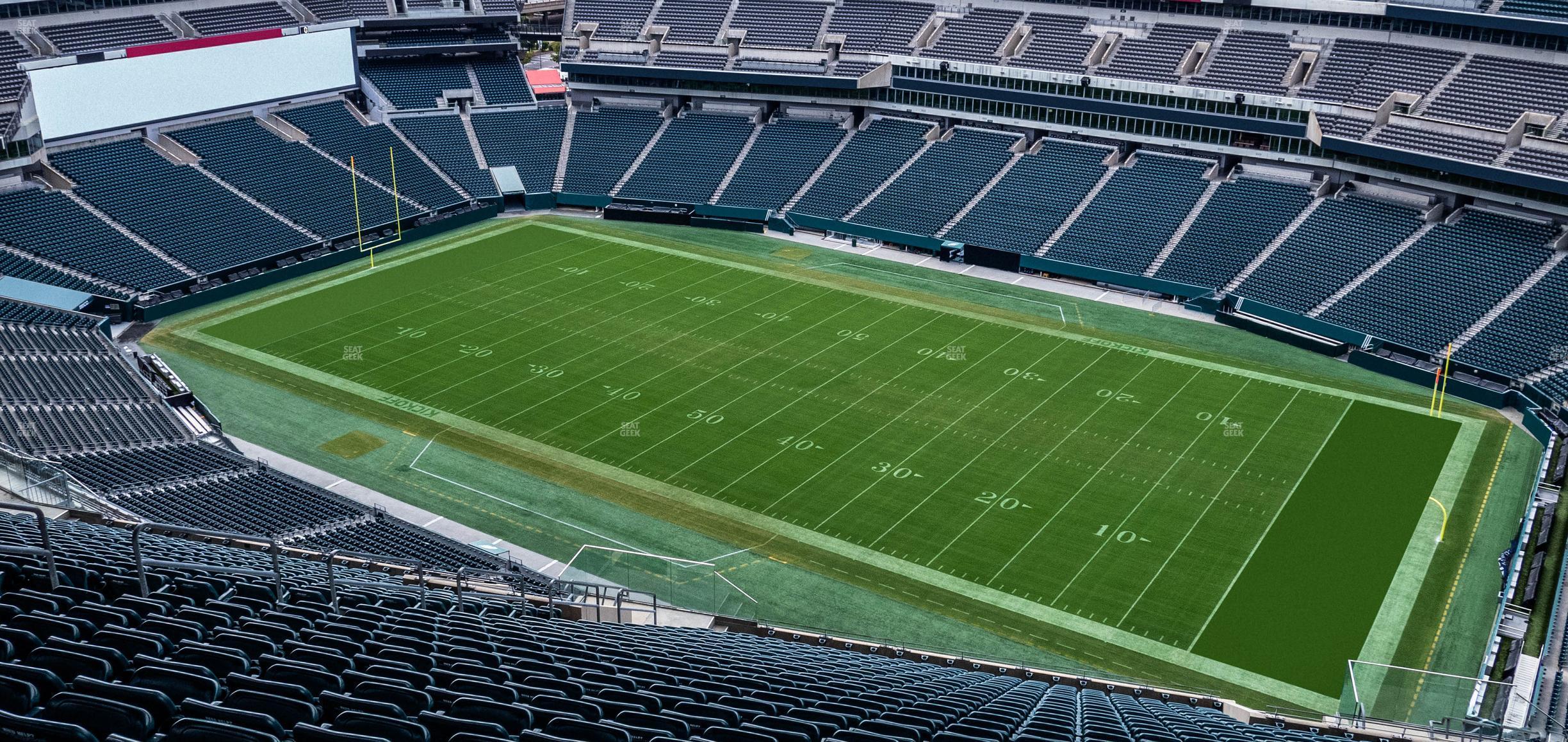 Seating view for Lincoln Financial Field Section 229