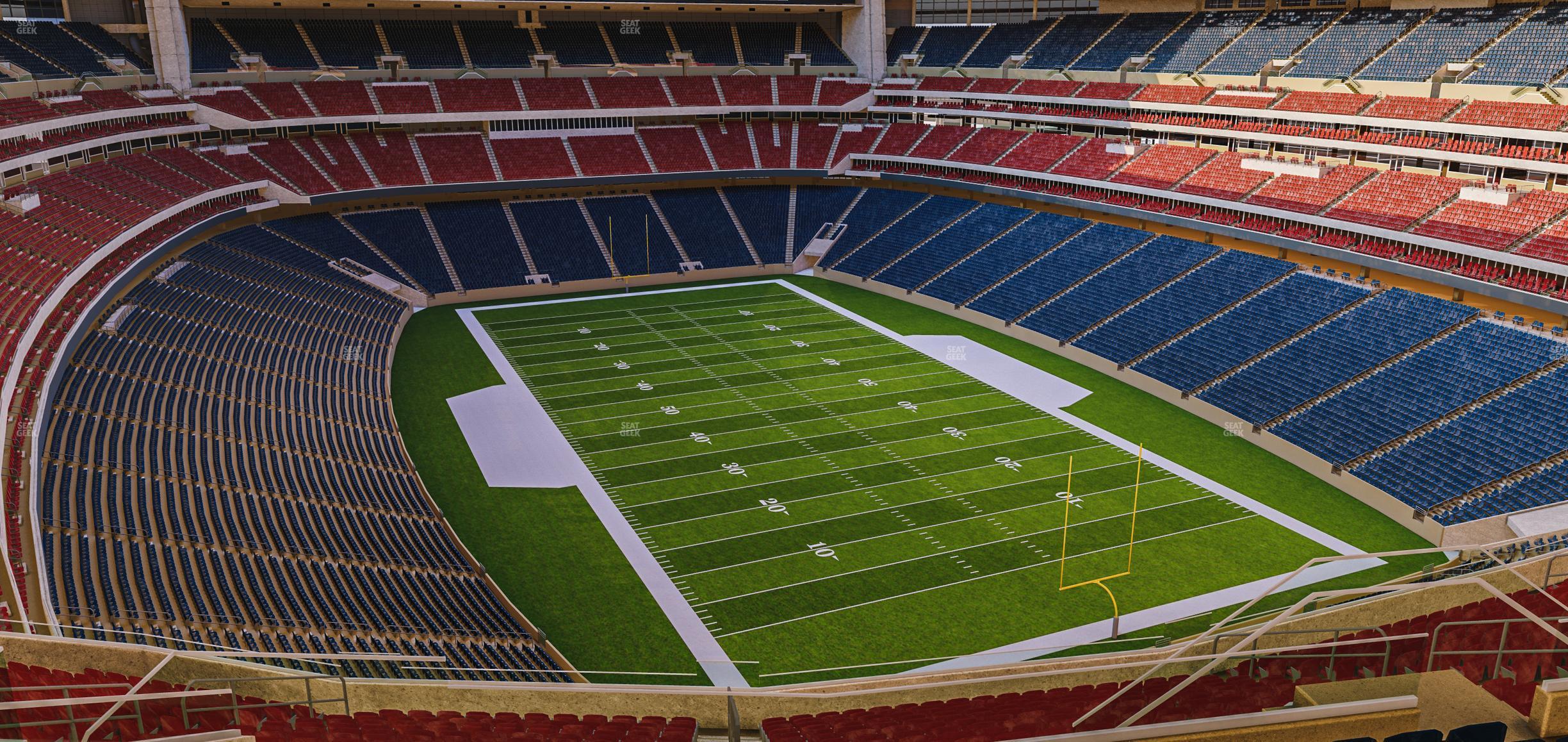 Seating view for NRG Stadium Section 625