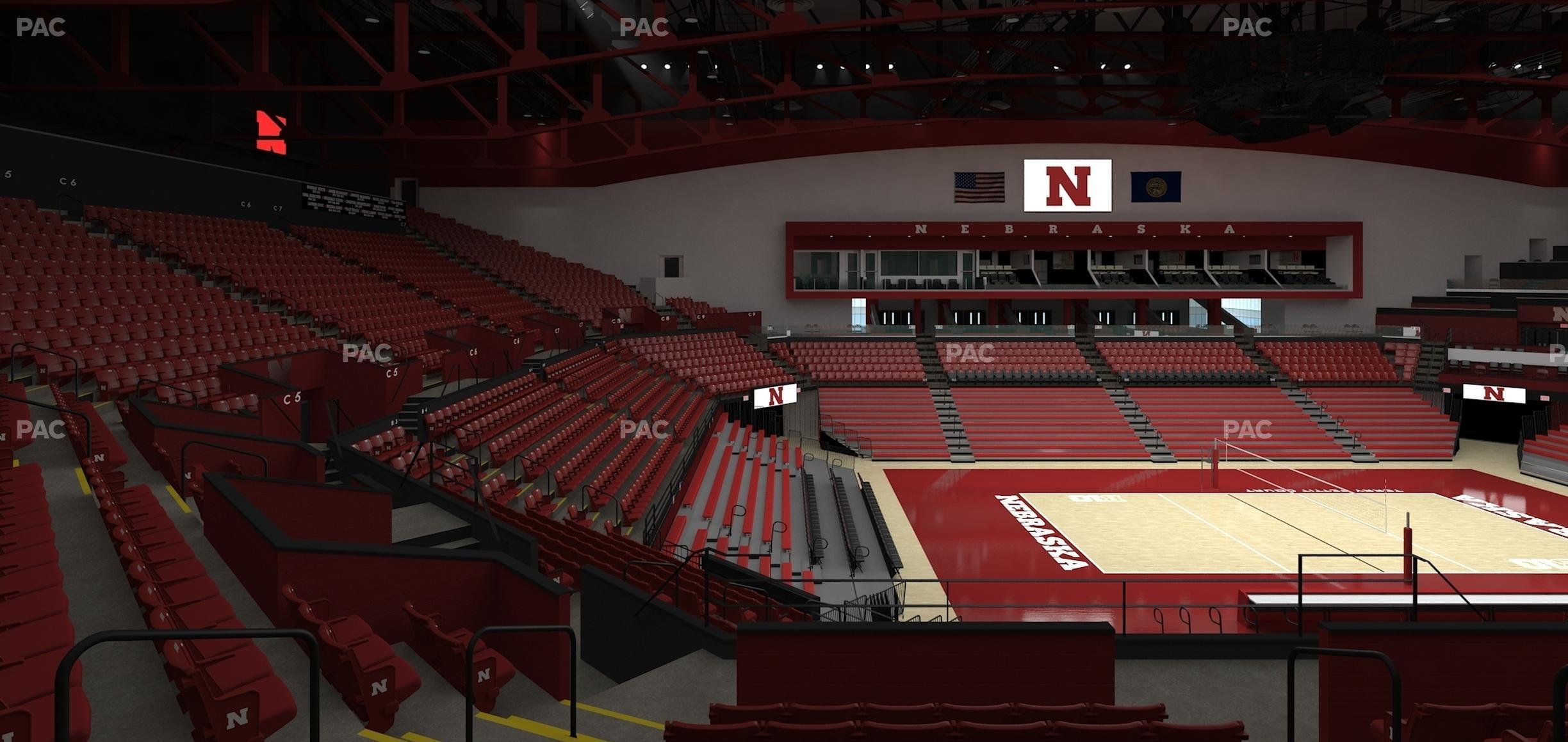 Seating view for Bob Devaney Sports Center Section C 2