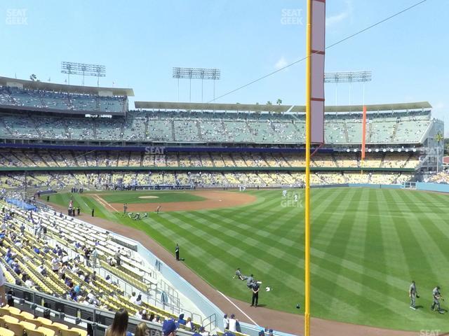 Seating view for Dodger Stadium Section 164 Lg