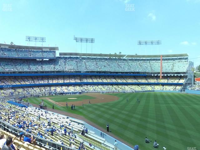 Seating view for Dodger Stadium Section 162 Lg