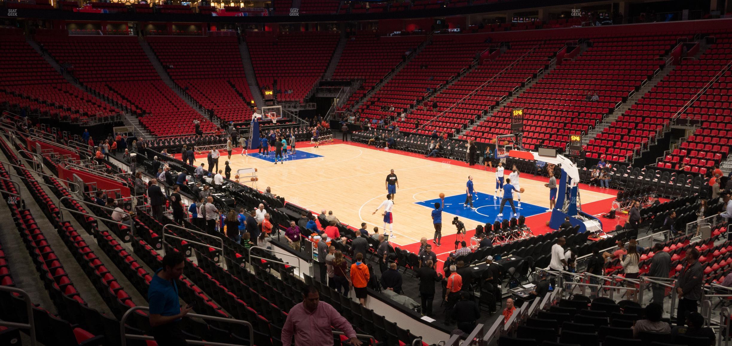 Seating view for Little Caesars Arena Section 118