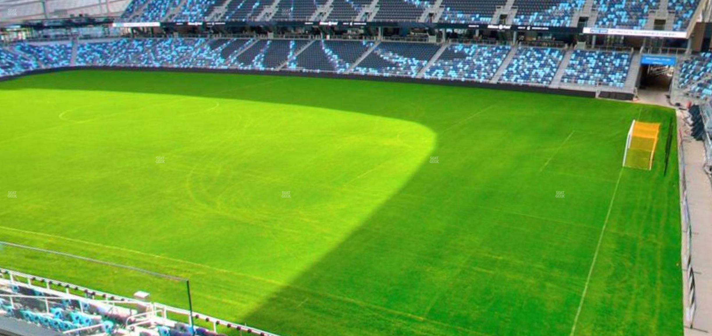 Seating view for Allianz Field Section Party Suite 1