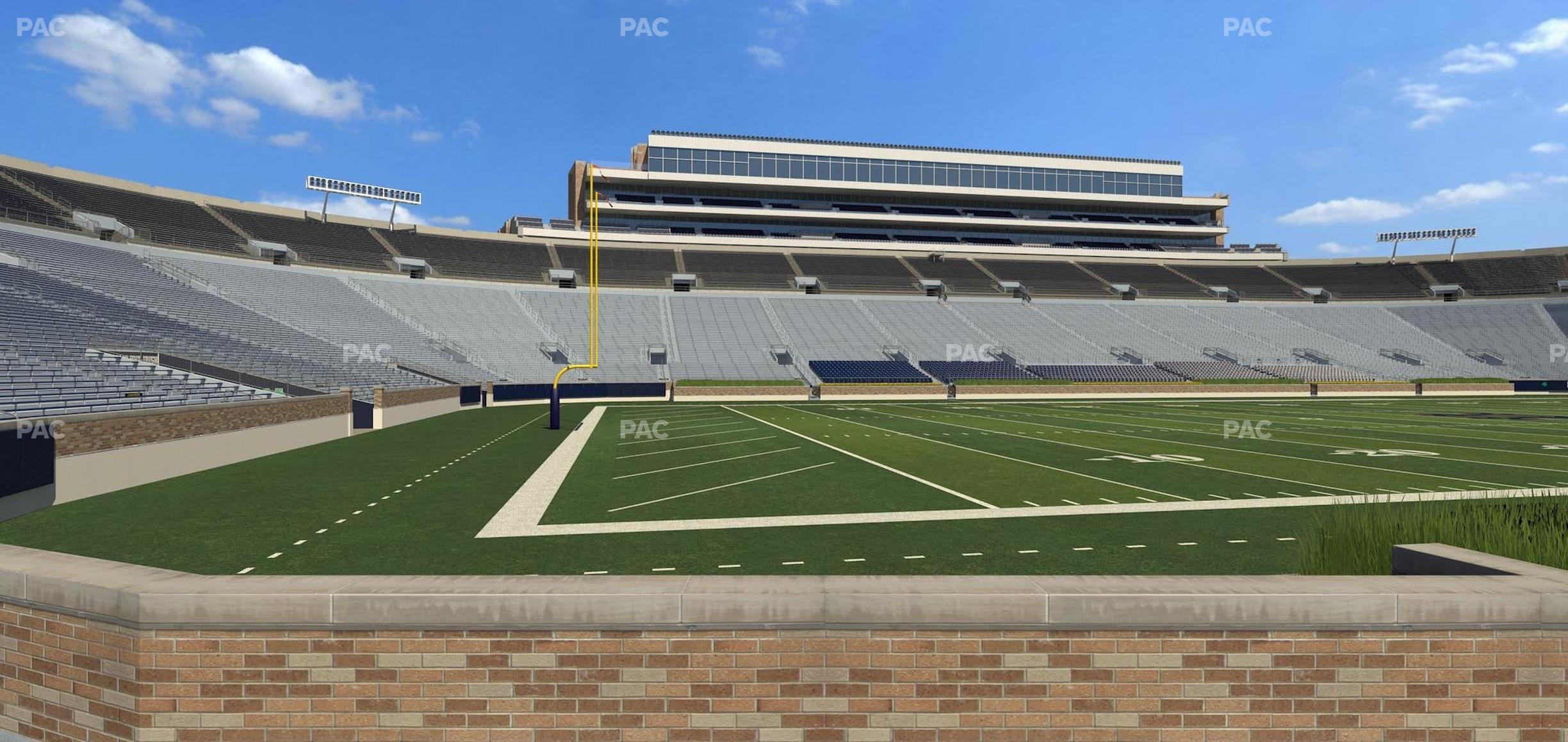 Seating view for Notre Dame Stadium Section 32