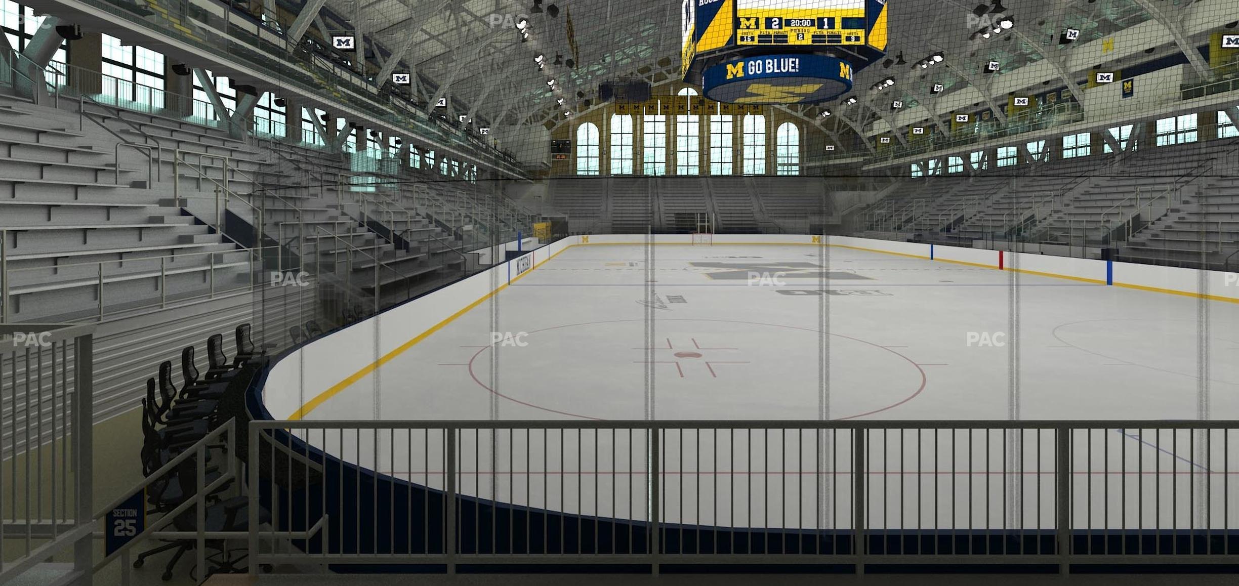 Seating view for Yost Arena Section 25