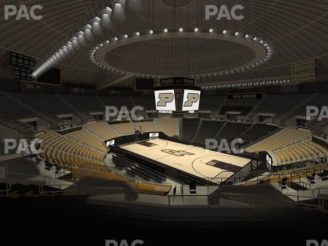 Seating view for Mackey Arena Section Upper 117