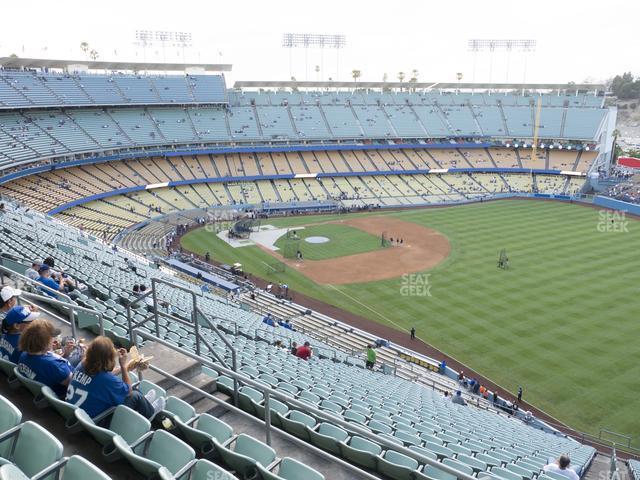 Seating view for Dodger Stadium Section 42 Rs