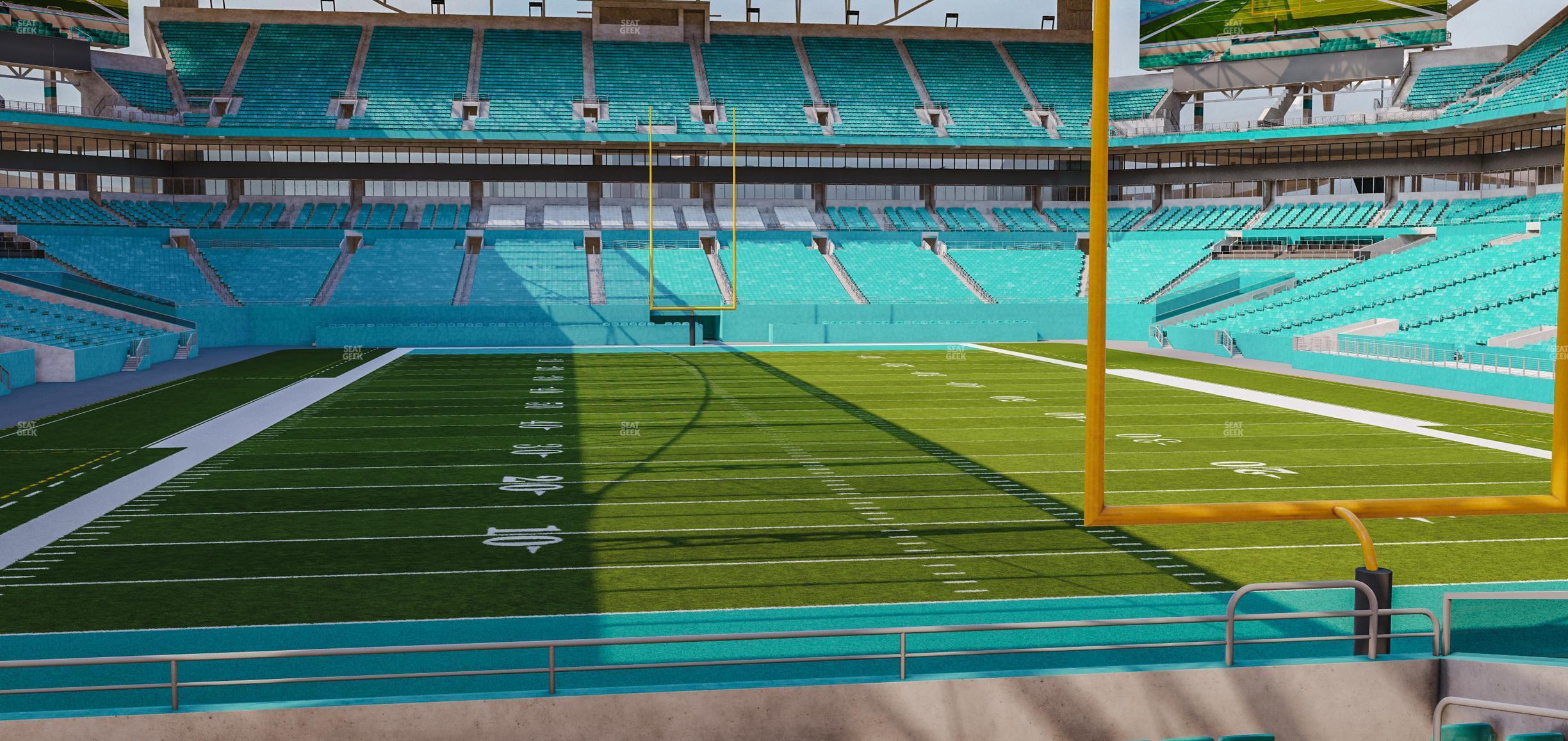 Seating view for Hard Rock Stadium Section 133