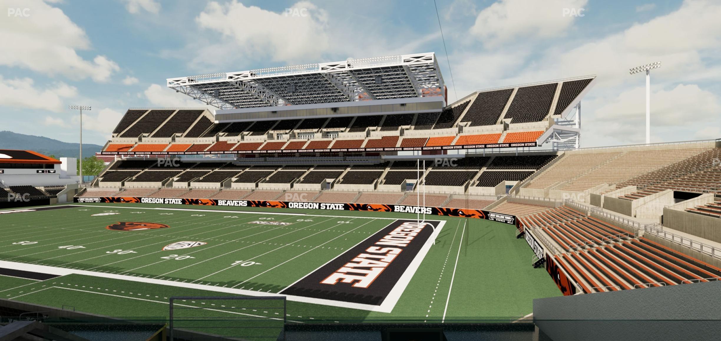 Seating view for Reser Stadium Section West Loge 2