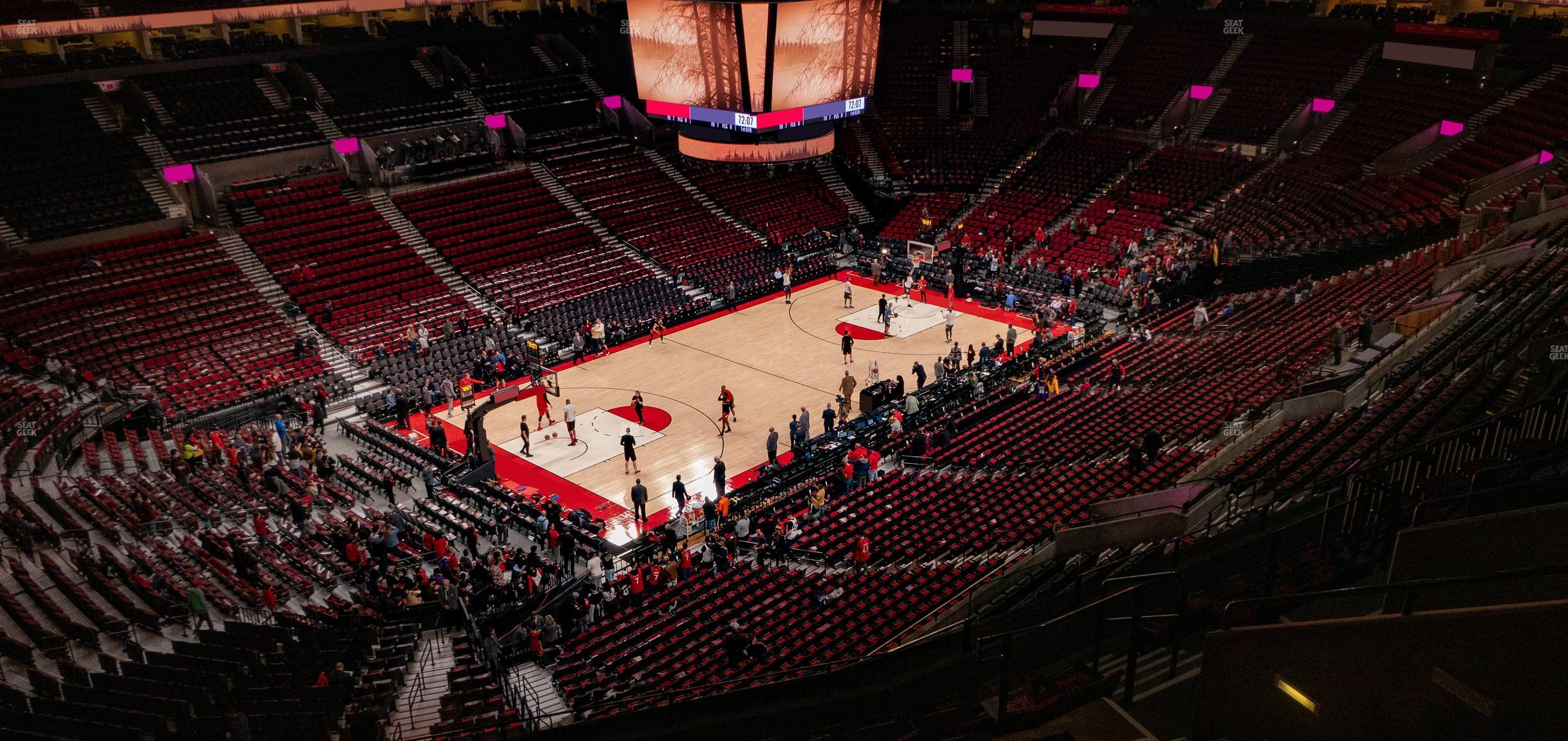 Seating view for Moda Center Section 305