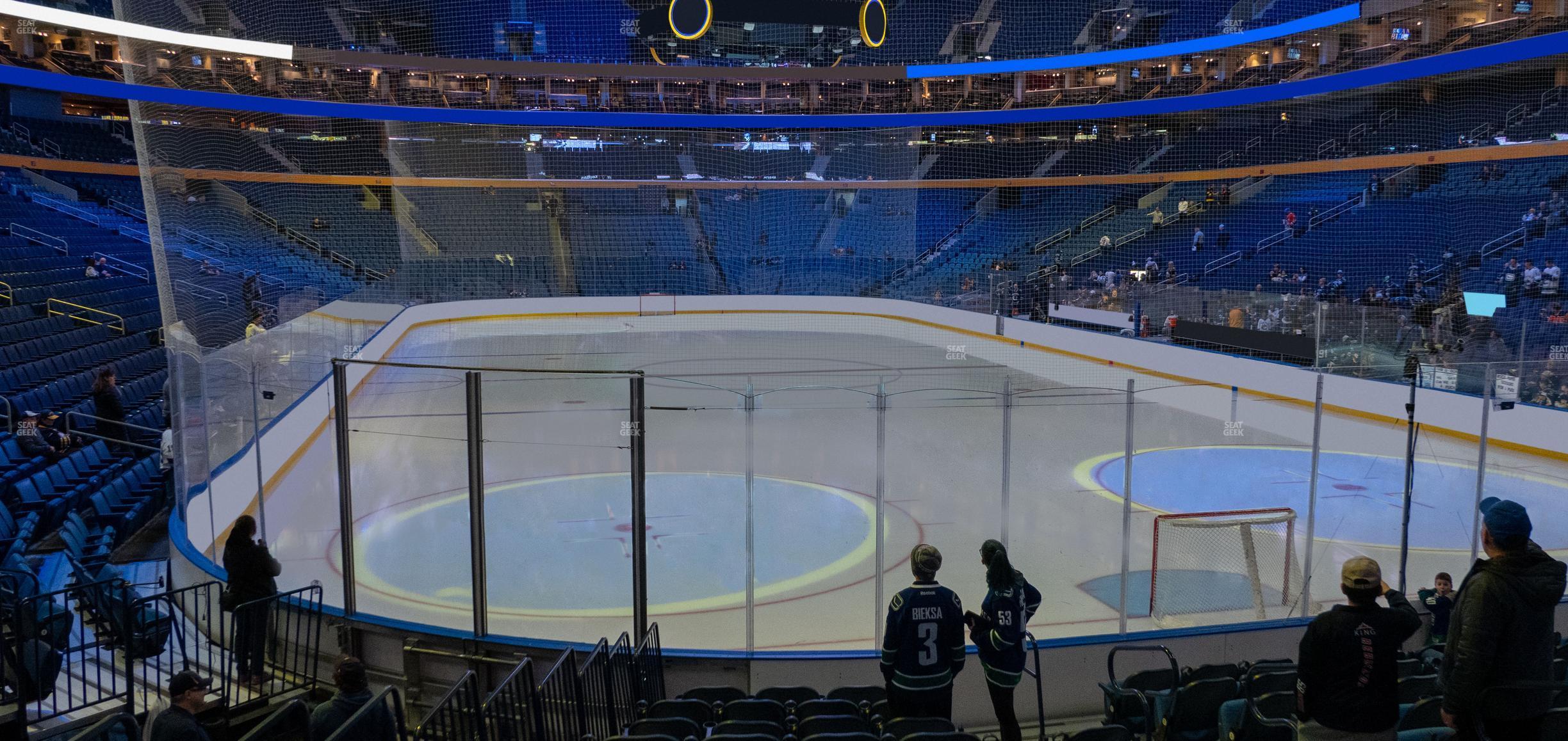 Seating view for KeyBank Center Section 112