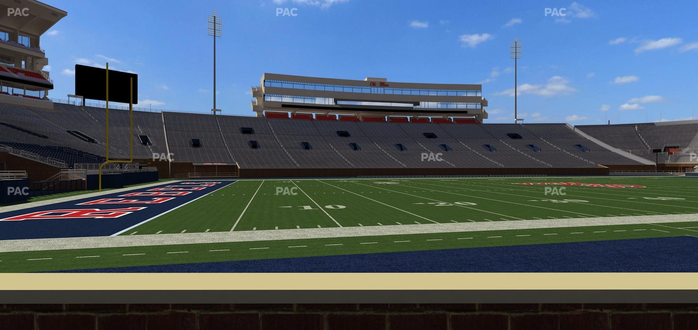 Seating view for Vaught Hemingway Stadium Section Chairback R