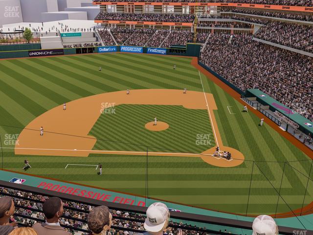 Seating view for Progressive Field Section 459