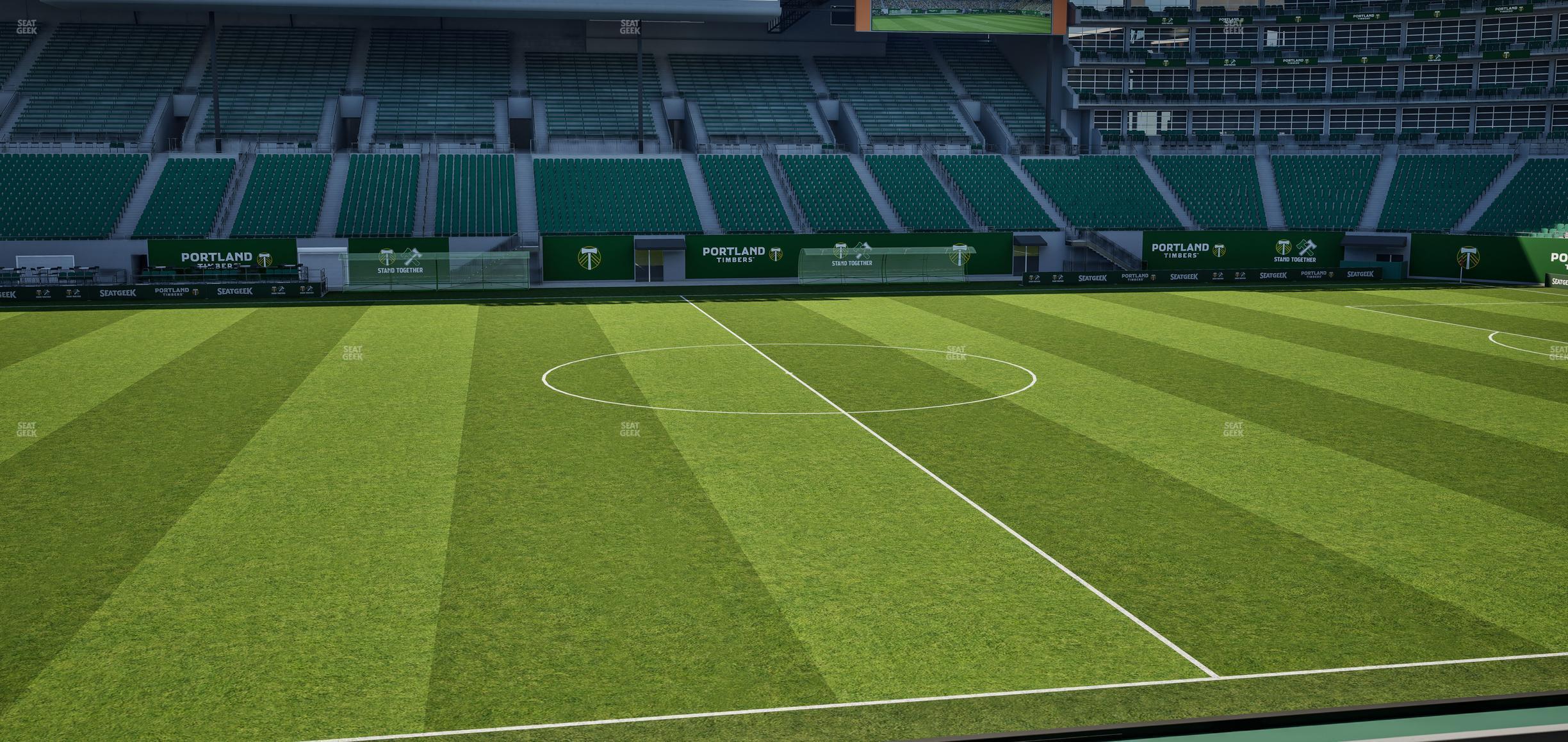 Seating view for Providence Park Section Club 2