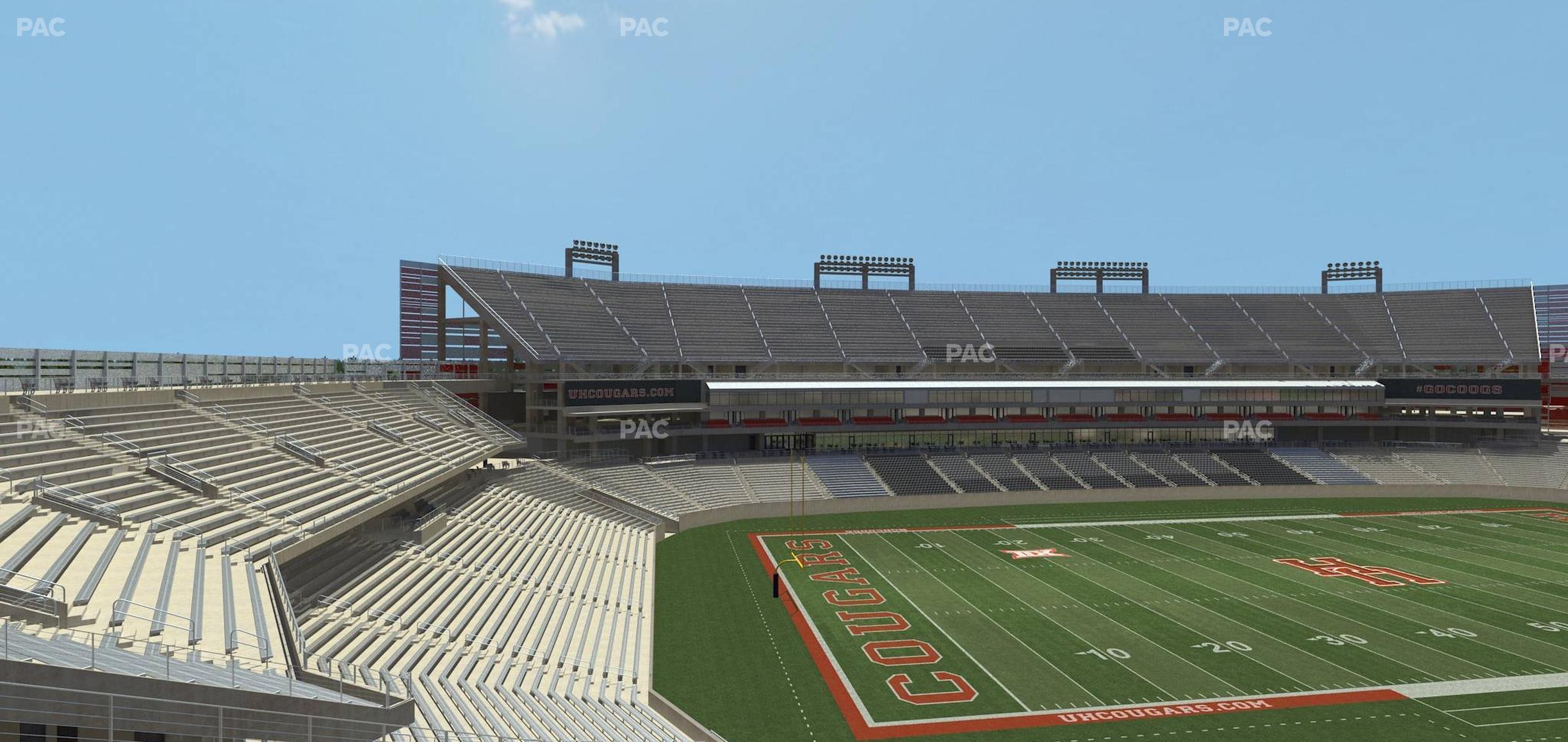 Seating view for TDECU Stadium Section 234