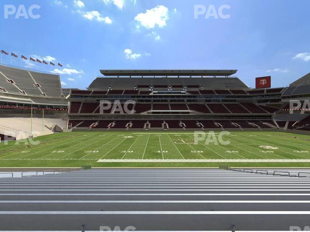 Seating view for Kyle Field Section 126