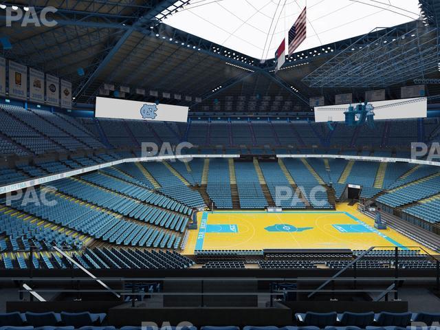 Seating view for Dean Smith Center Section 207