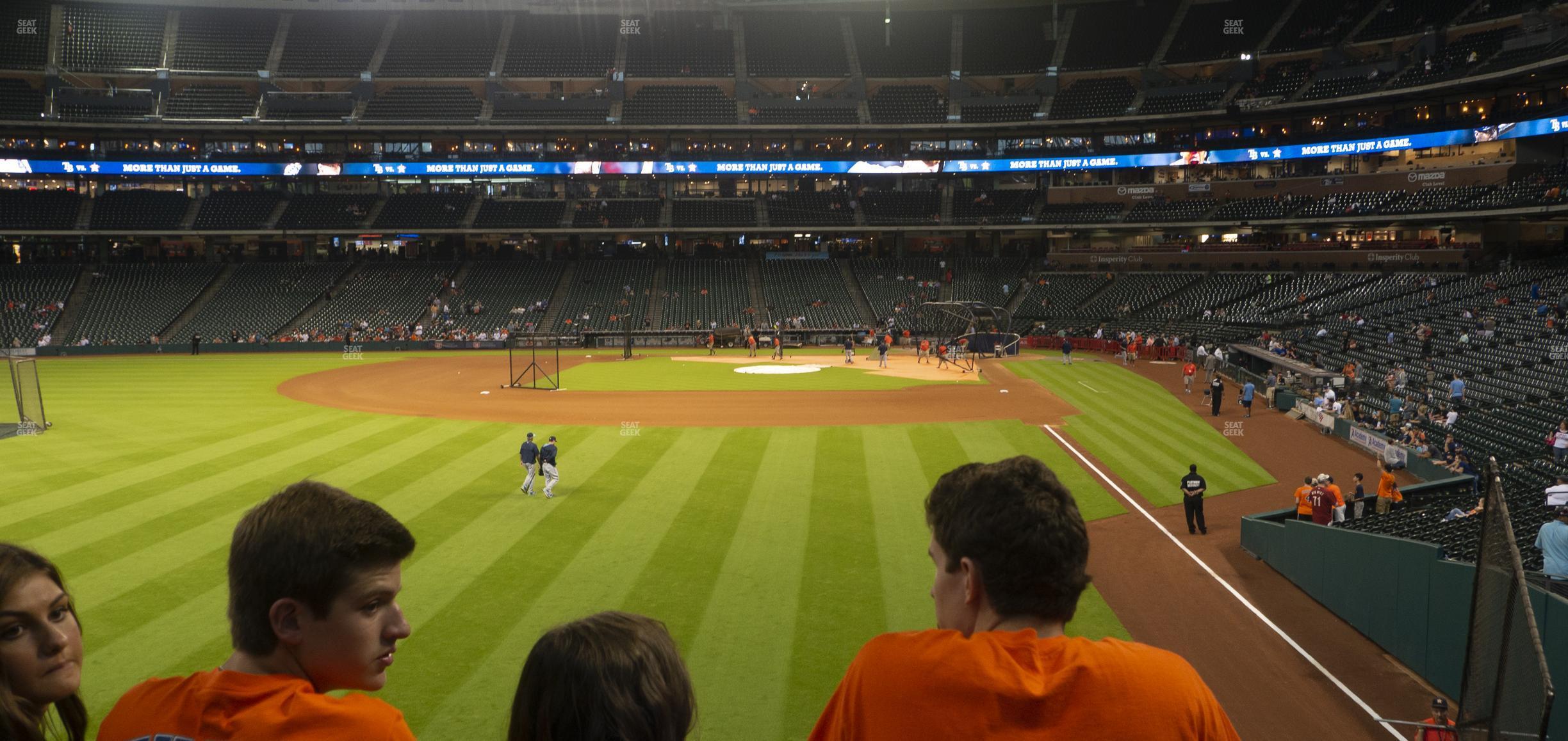 Seating view for Minute Maid Park Section 103