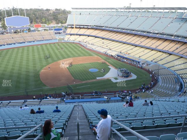 Seating view for Dodger Stadium Section 21 Rs