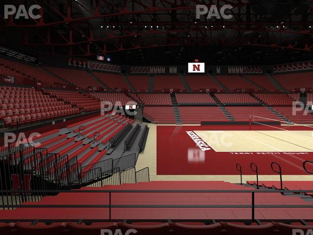 Seating view for Bob Devaney Sports Center Section B 10