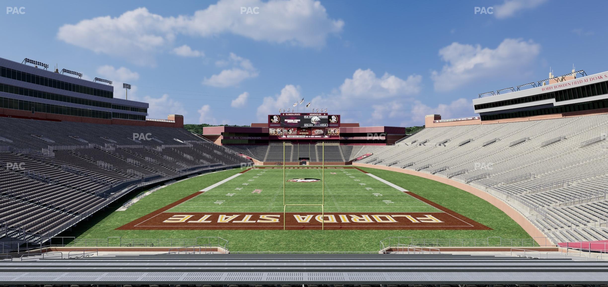 Seating view for Doak Campbell Stadium Section 120