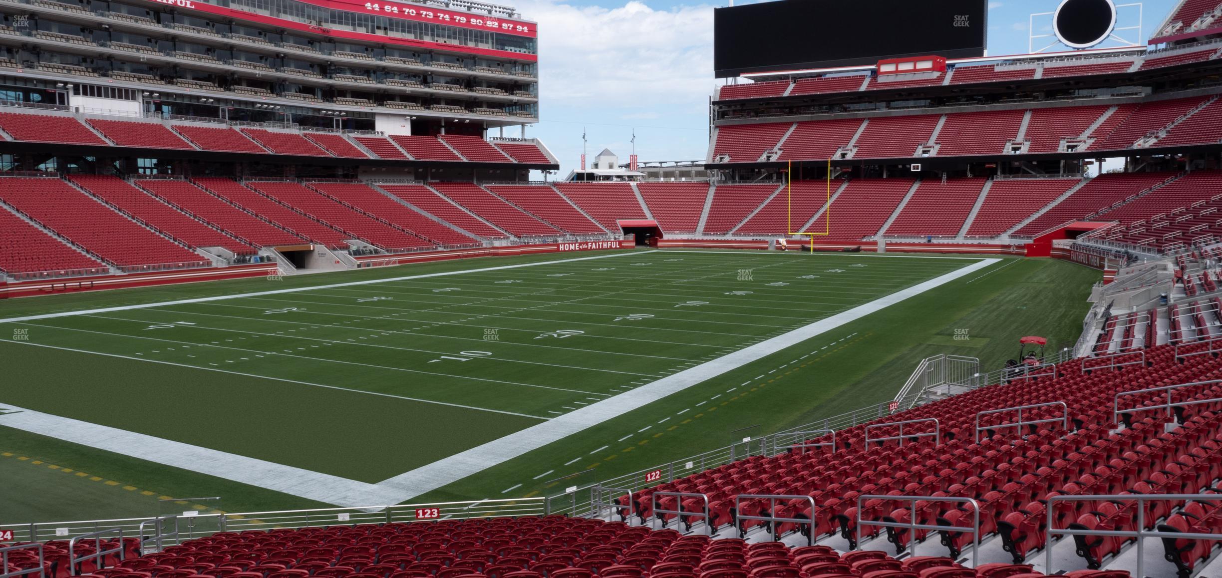 Seating view for Levi's Stadium Section 123