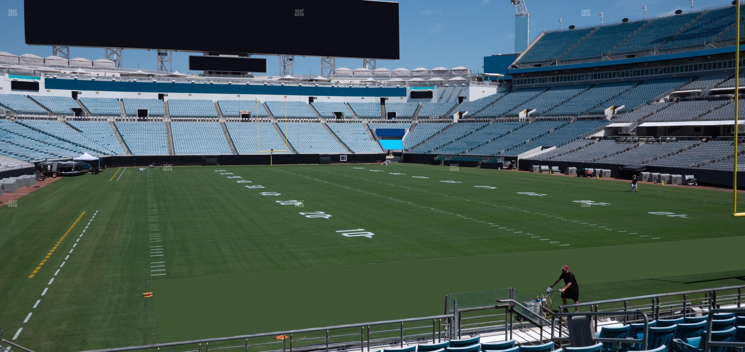 Seating view for EverBank Stadium Section 150