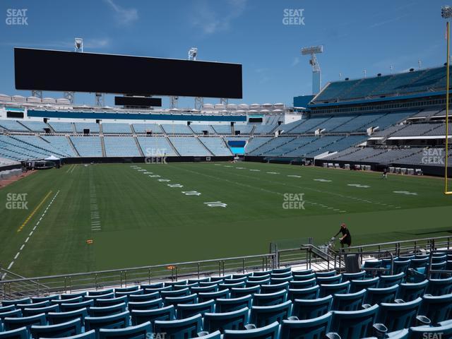 Seating view for EverBank Stadium Section 150