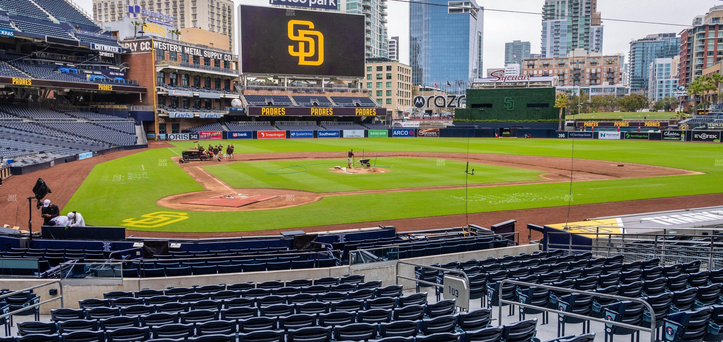 Seating view for Petco Park Section Box 5