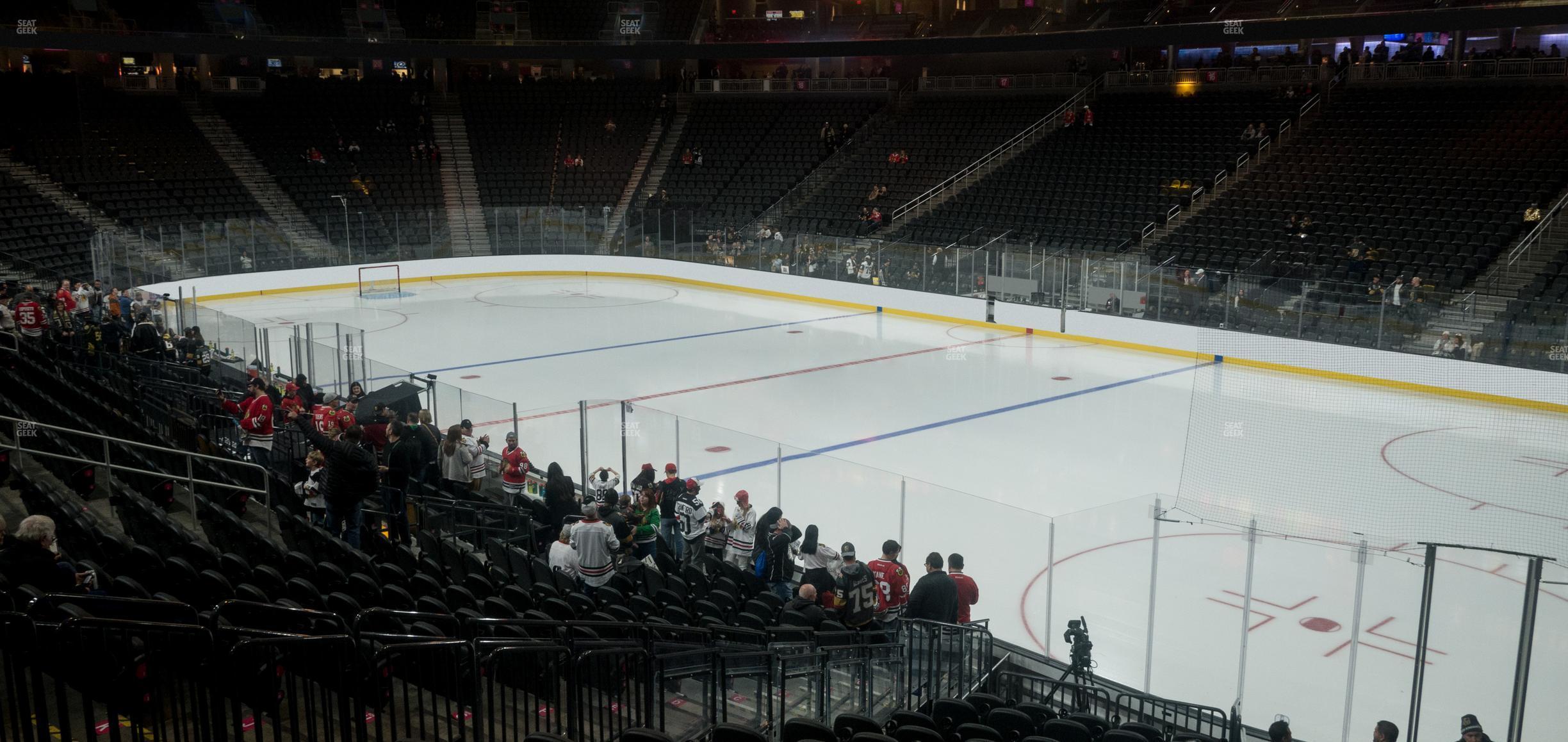 Seating view for T-Mobile Arena Section 8