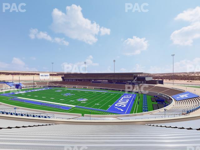 Seating view for Falcon Stadium Section M 4