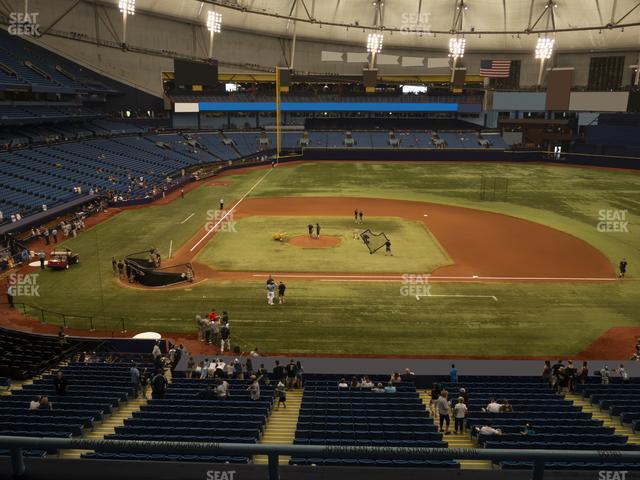 Seating view for Tropicana Field Section 210